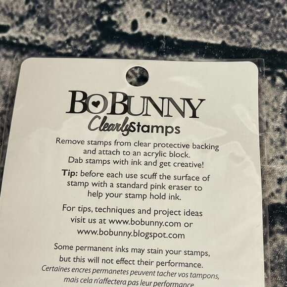 Bo Bunny WHAT YOU GOT COOKIN’ kiss The Cook Made W Love Clearly Cling Stamp Se - Picture 5 of 6